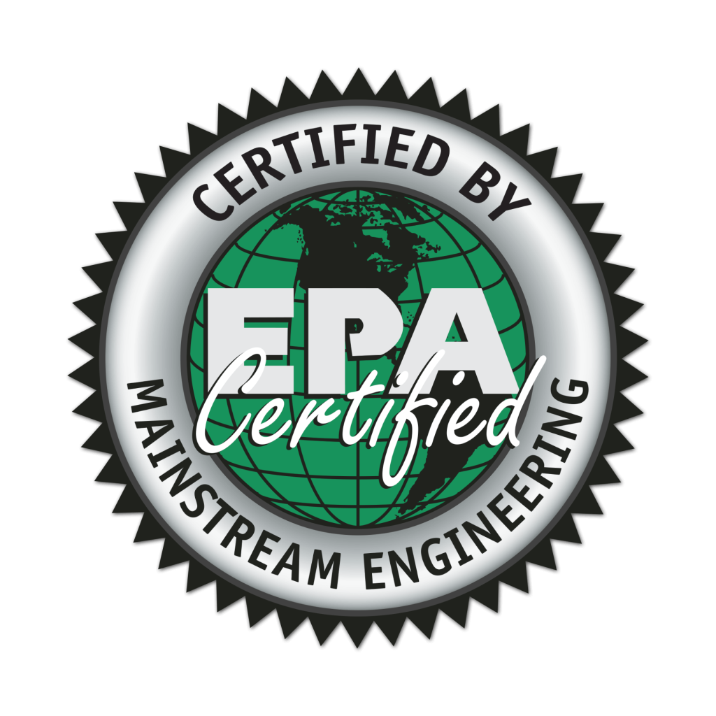 This is a photo of the EPA Certification Logo supporting Comfort Ness' speciality in Boiler Services.